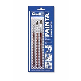 Pędzelki płaskie - Zestaw 3 szt.