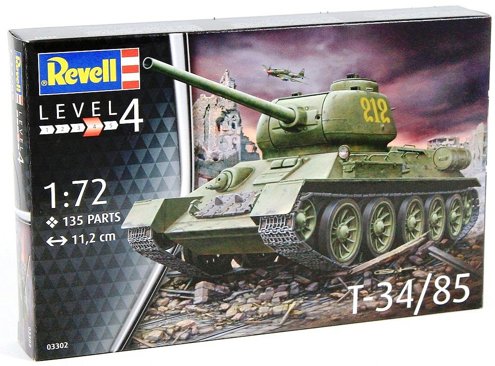 T-34/85 - uszkodzone pudełko