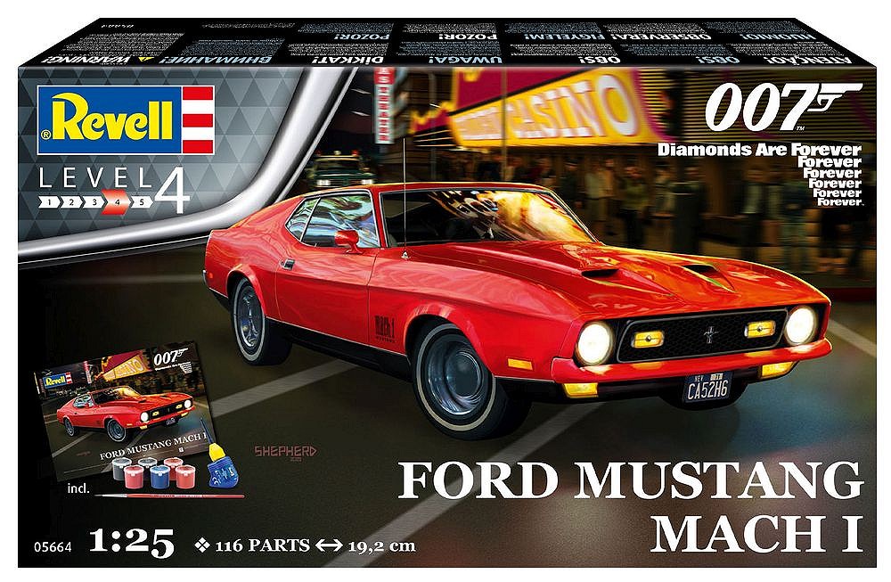 Ford Mustang Mach 1 - James Bond 007 Diamonds Are Forever