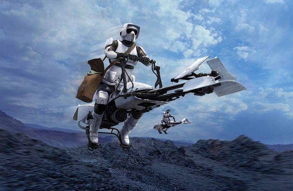 Speeder Bike - The Mandalorian - fot. 8
