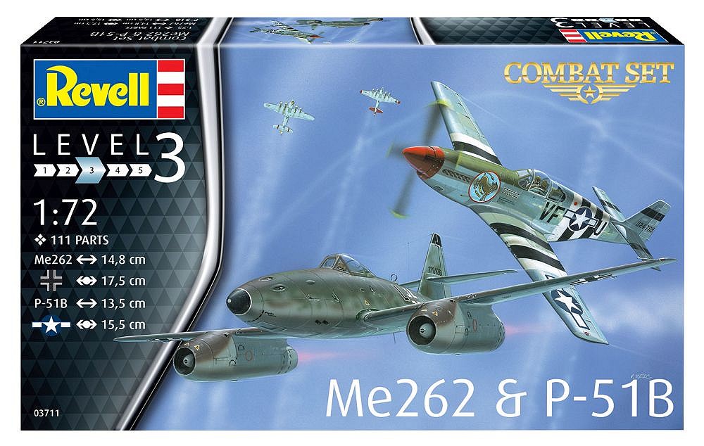 Messerschmitt Me262 -  P-51B Mustang
