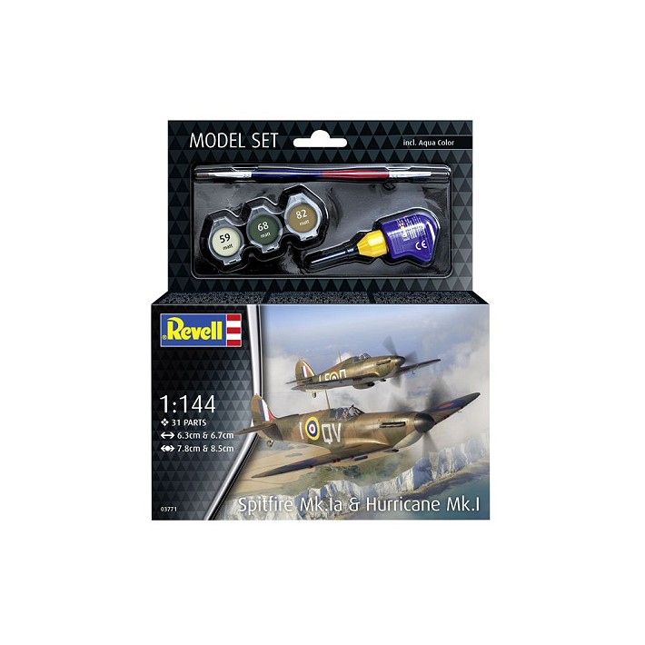 Supermarine Spitfire Mk.Ia - Hawker Hurricane Mk.I