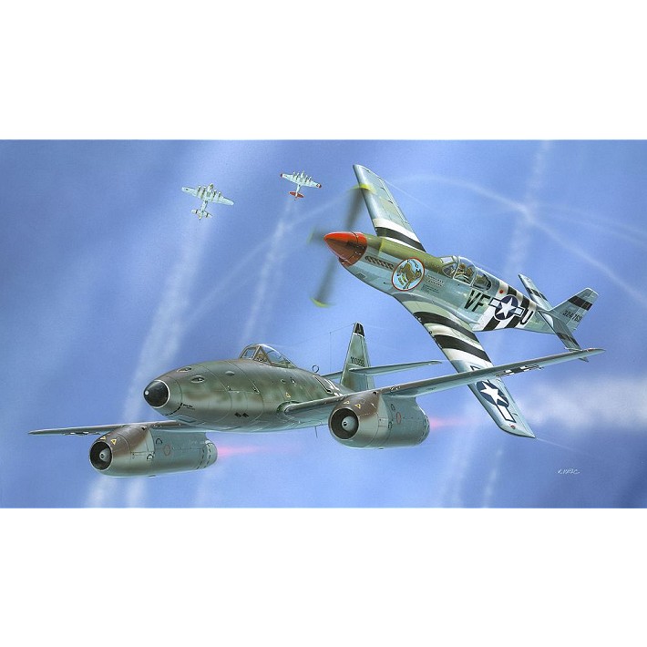 Messerschmitt Me262 - P-51B Mustang - Combat Set