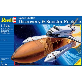 Space Shuttle Discovery & Booster Rockets