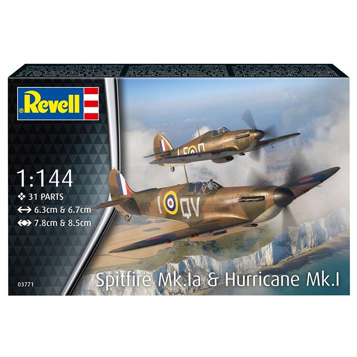 Supermarine Spitfire Mk.Ia - Hawker Hurricane Mk.I