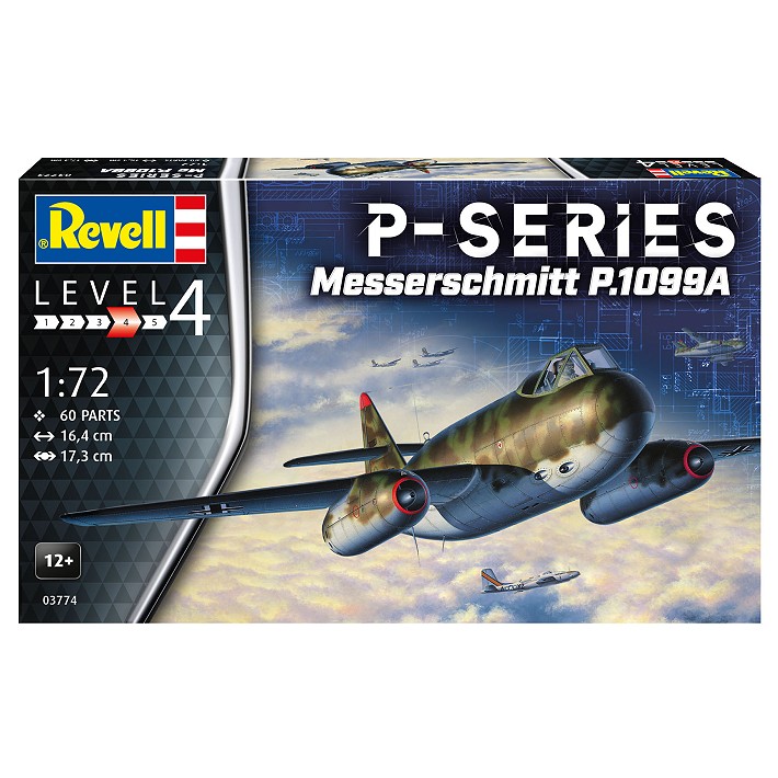 Messerschmitt P.1099A - uszkodzone pudełko