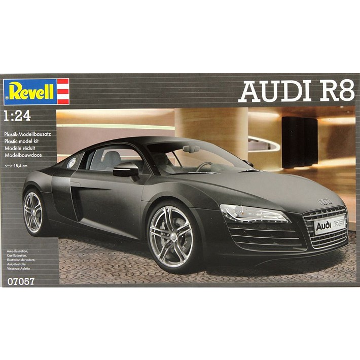 Audi R8 Black - uszkodzone  pudełko - fot. 2