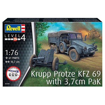 Krupp Protze KFZ 69 with 3,7cm Pak