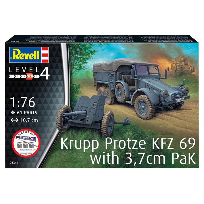 Krupp Protze KFZ 69 with 3,7cm Pak