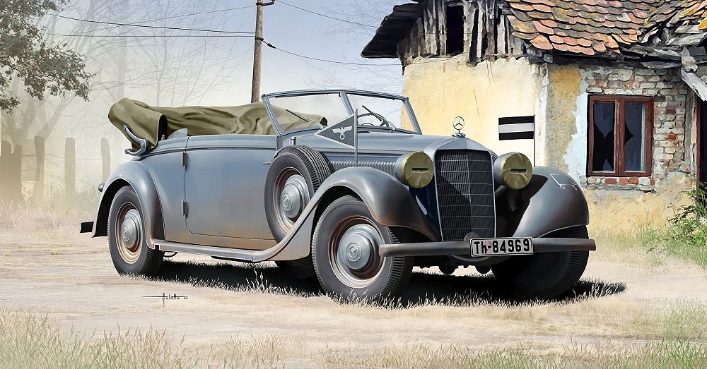 Typ 320 (W142) Cabriolet - uszkodzone pudełko - fot. 8